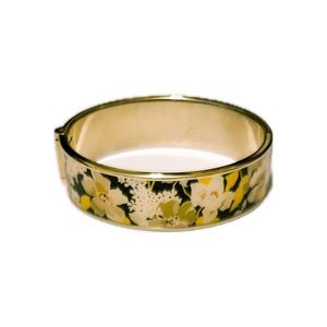 Vera Bradley Floral Metal Hinge Bracelet